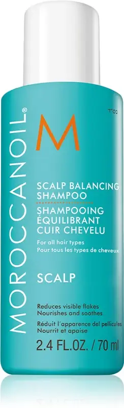 MoroccanOil Scalp Balancing Shampoo lenitivo per capelli grassi contro la forfora 70 ml - Shampoo