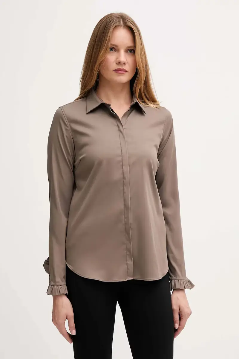 MOS MOSH camicia donna colore verde 144070 Marrone