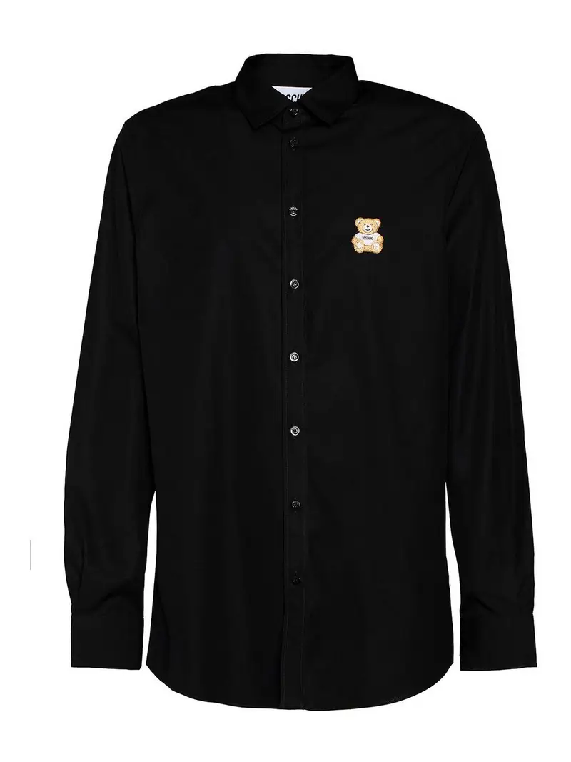 Moschino Camicia in cotone Nero