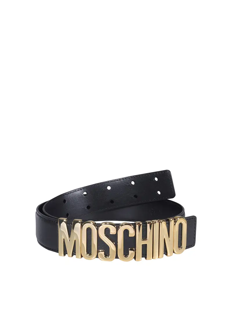 Moschino Cintura logata Nero