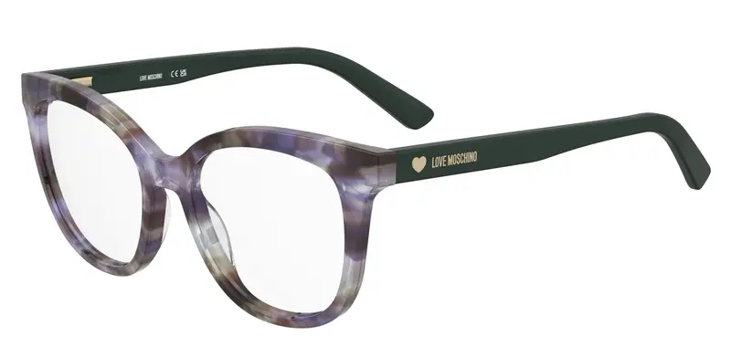 Moschino Donna MOL654 789 Montature da vista Acetato Viola Rotonda Normale