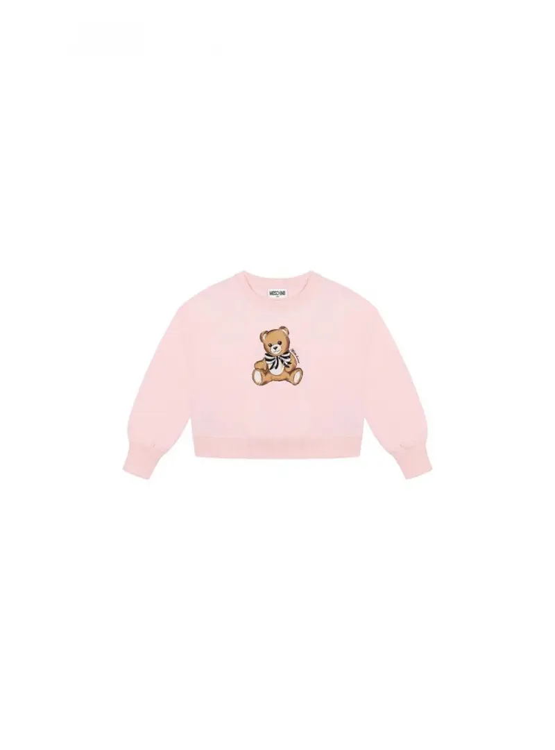 Moschino Felpa Bambina HDF06G PINK