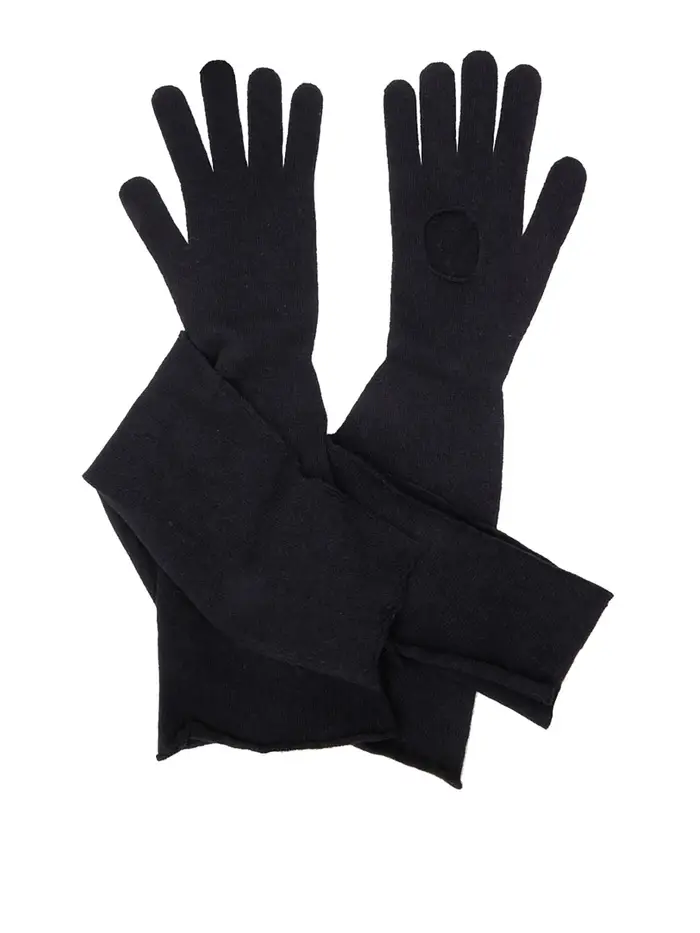 Moschino Guanti Nodi Nero