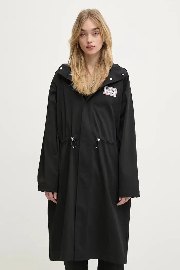 Moschino Jeans Parka Nero 5277640