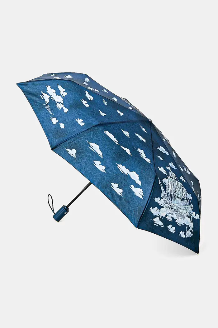 Moschino Ombrello automatico da donna Blu navy