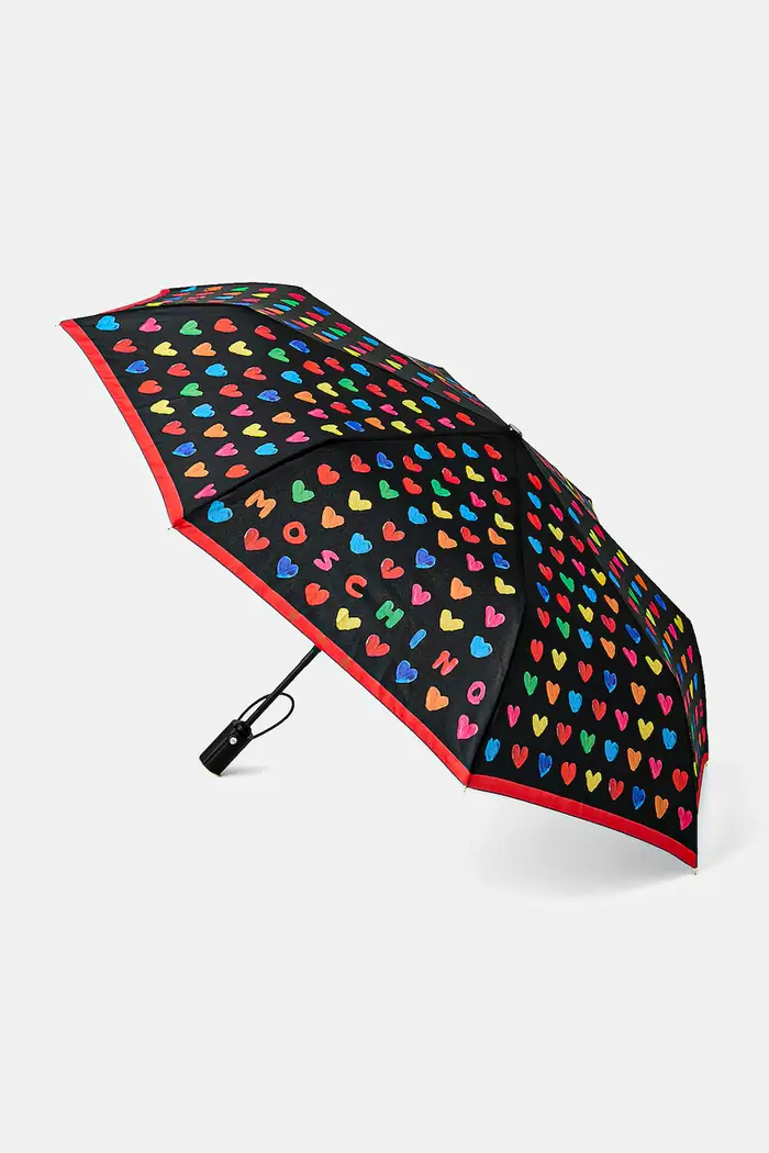 Moschino Ombrello automatico da donna Nero