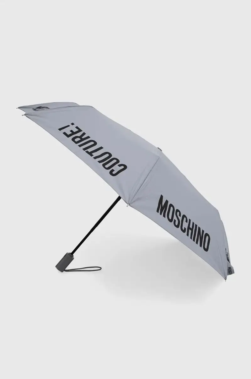 Moschino ombrello colore grigio 8983
