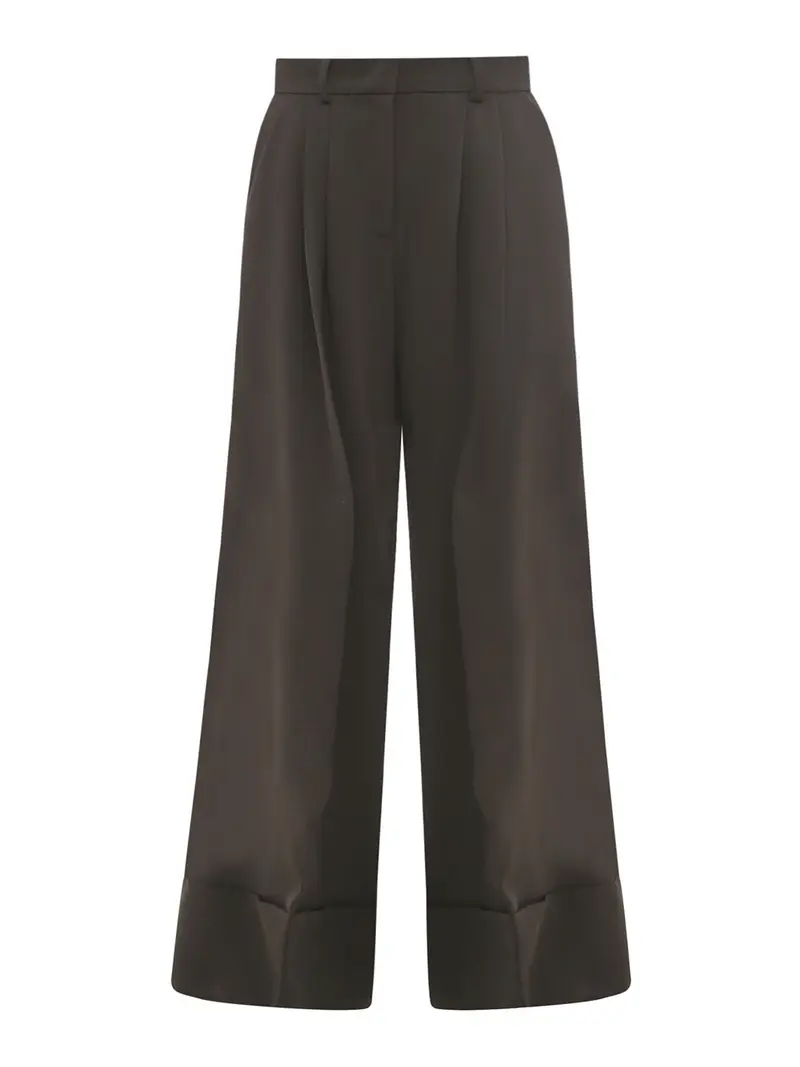 Moschino Pantaloni in jersey con pinces Nero