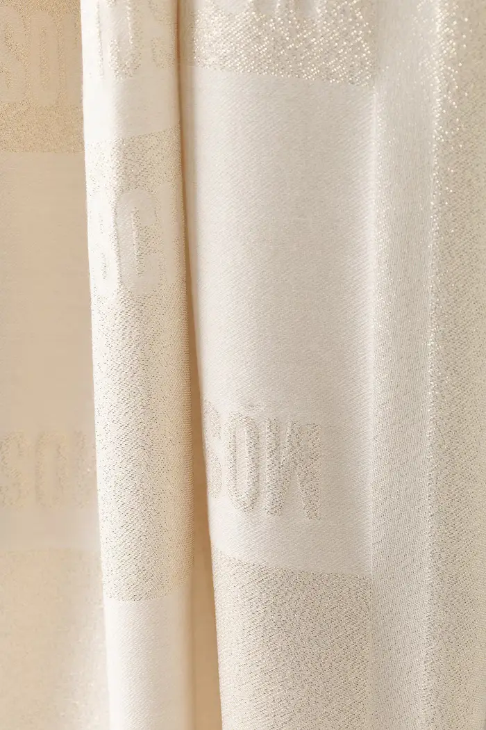 Moschino sciarpa con lana Beige