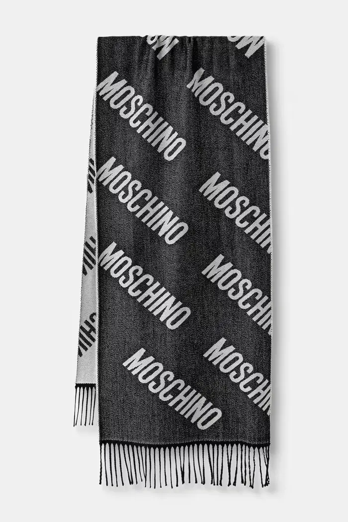 Moschino sciarpa in lana Nero