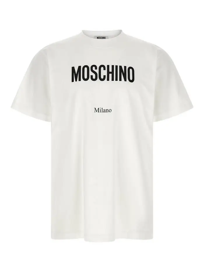 Moschino T-shirt con logo Bianco