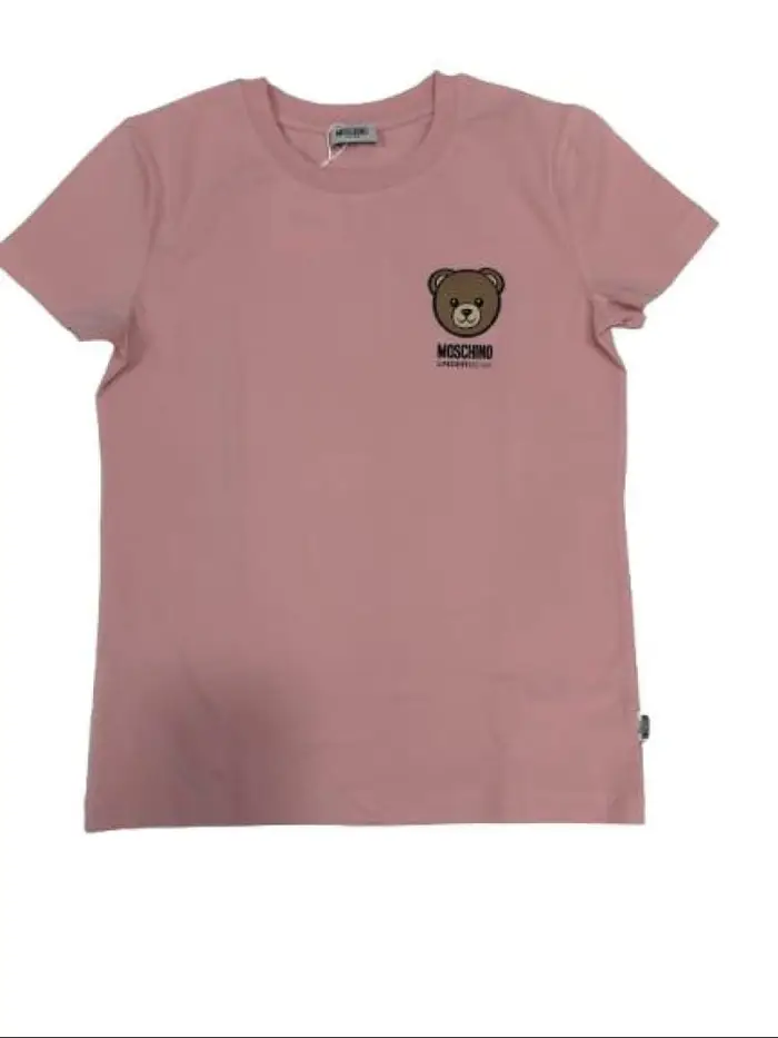 tshirt rosa donna logo teddy
