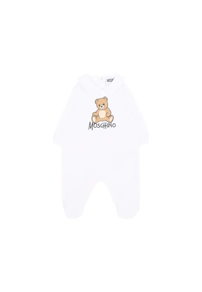 Moschino Tutina Bambino unisex M5Y037 WHITE