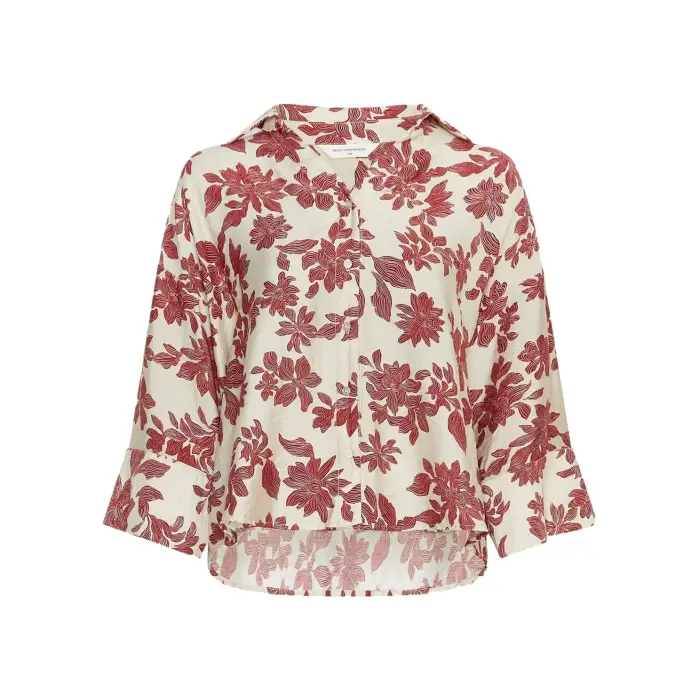 moss copenhagen Camicia maniche lunghe 3/4 donna Vildana Rose