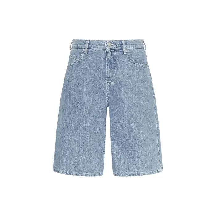 moss copenhagen Shorts di jeans Elida Ada Bleu