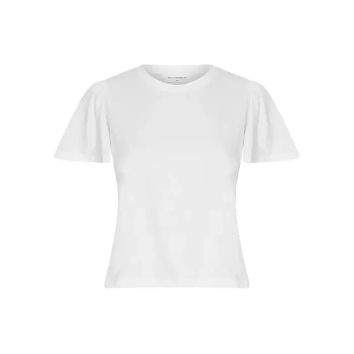 moss copenhagen T-shirt da donna Beckie Organic Puff Blanc