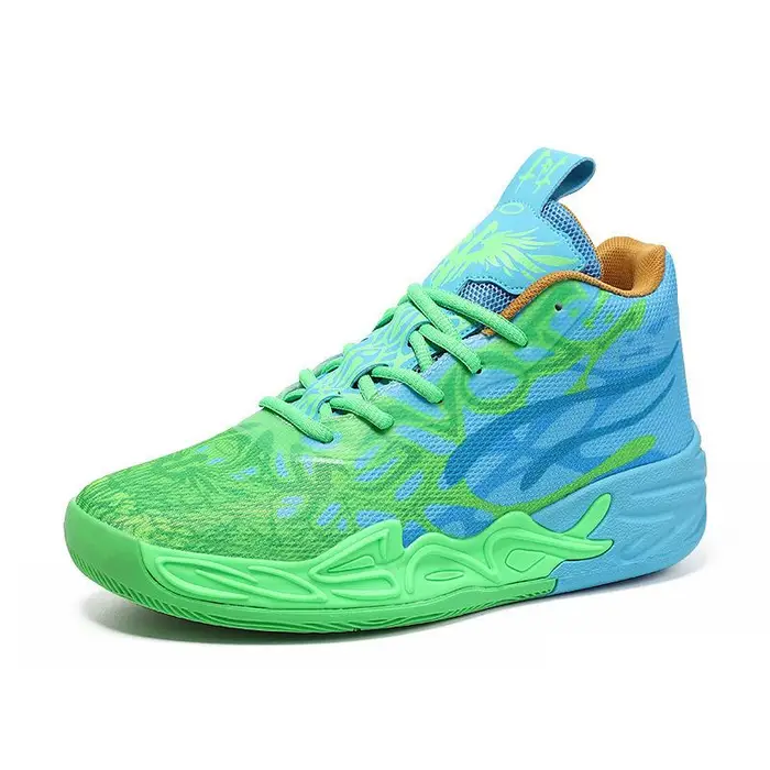 Motivational Running 2025 nuove scarpe da basket high-top tre palle 4a generazione studenti combattimento reale da uomo e da donna scarpe