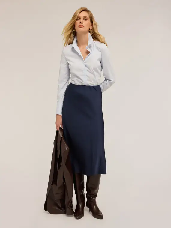 Motivi Camicia in popeline Donna, Bianco