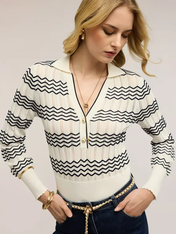 Motivi Polo Donna Blu 4246669