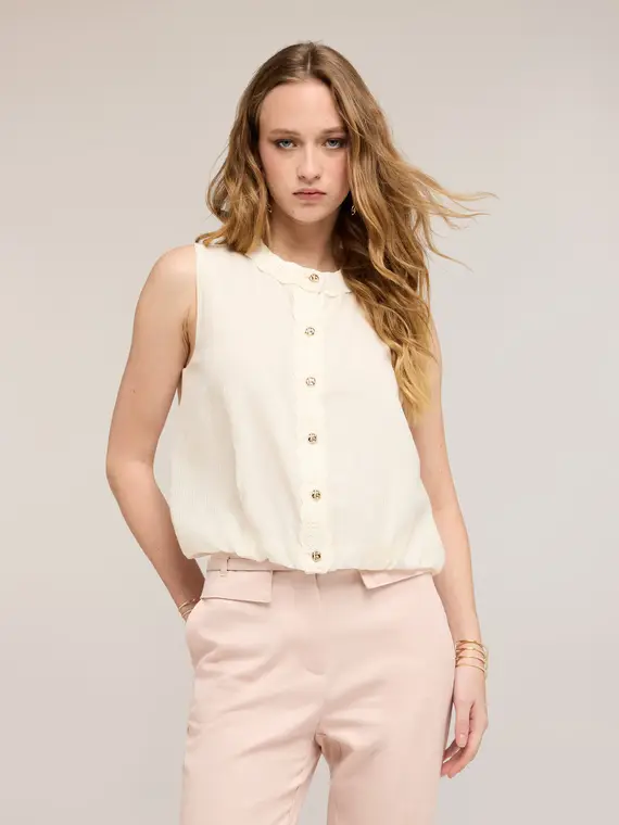 Motivi Top Donna Bianco 4545363