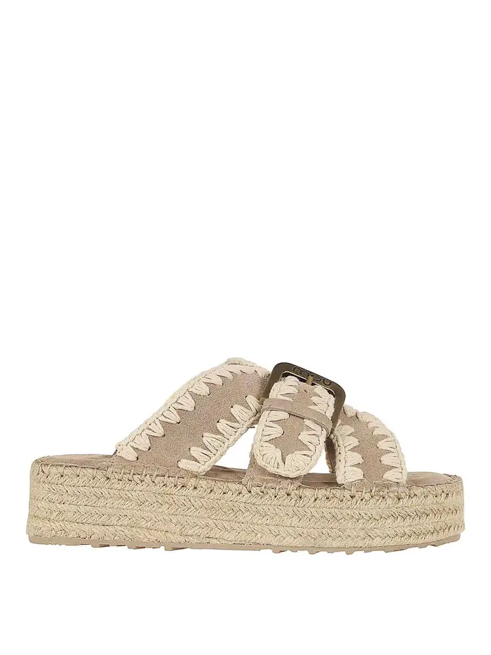 Mou Jute sandal Color Carne E Neutri
