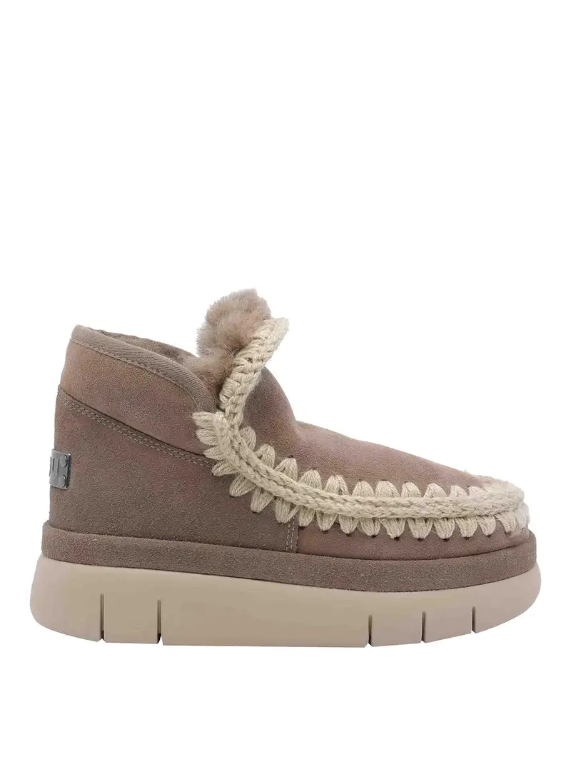 Mou Sneaker con guardolo rimbalzante Beige