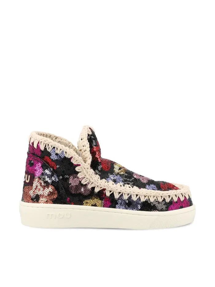 MOU Sneaker Estiva Con Paillettes NERO