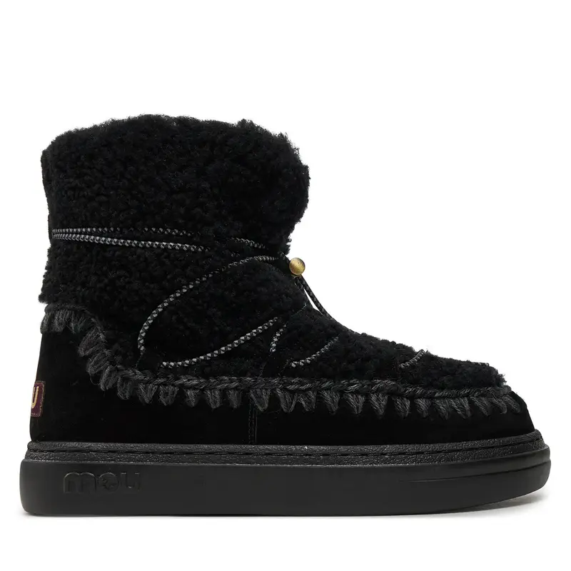 Mou Stivali da neve Eskimo Sneaker Bold Scoub Lace FW411012A Nero