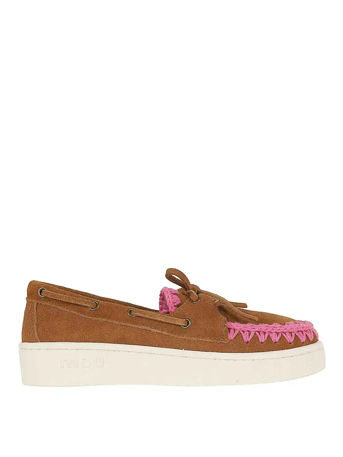 Mou Summer sneaker in suede Marrone