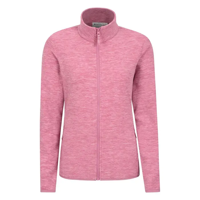 Giacca in pile con zip intera Snowdon II Melange da donna/signora Mountain Warehouse 10 UK rosa