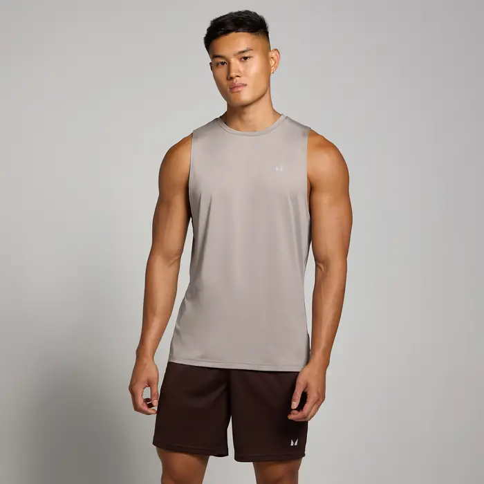MP Canotta sportiva da uomo - Fungo Grigio