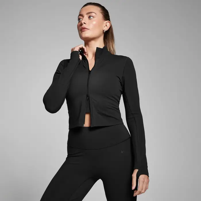MP Giacca cropped Tempo da donna - Nera Nero