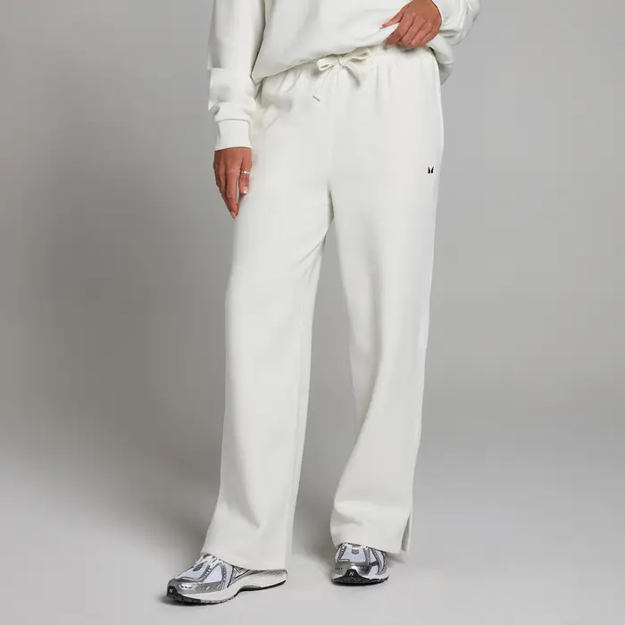 MP Pantaloni da jogging a taglio dritto Basics da donna - Cloud Bianco