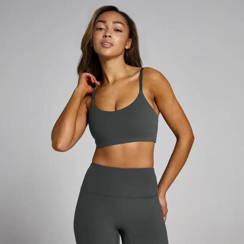 MP Reggiseno sportivo Tempo Grigio