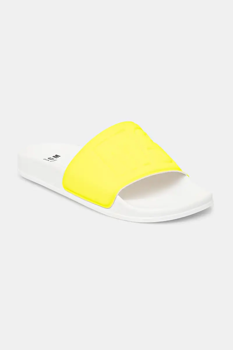 MSGM ciabatte slide donna colore verde 3841MDS209