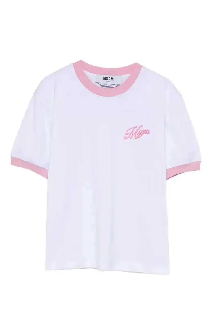 MSGM Polo Bianco 5337831