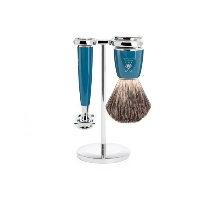 Kit di rasatura di sicurezza Mühle Rytmo Pur (x3) Bleu