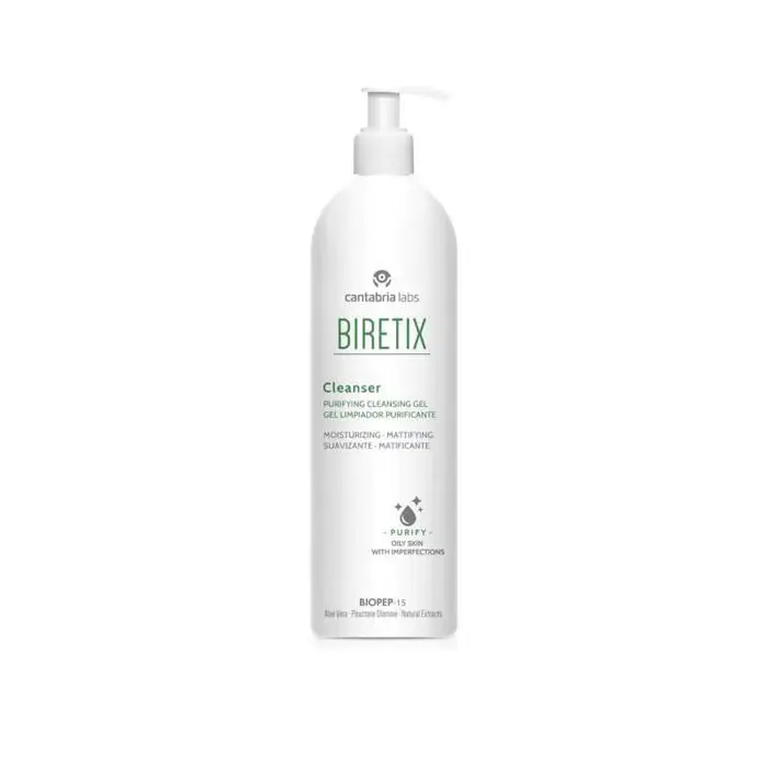 Detergente Viso - Biretix - Detergente - 400ml - Tutti i tipi di pelle - Delicato e lenitivo