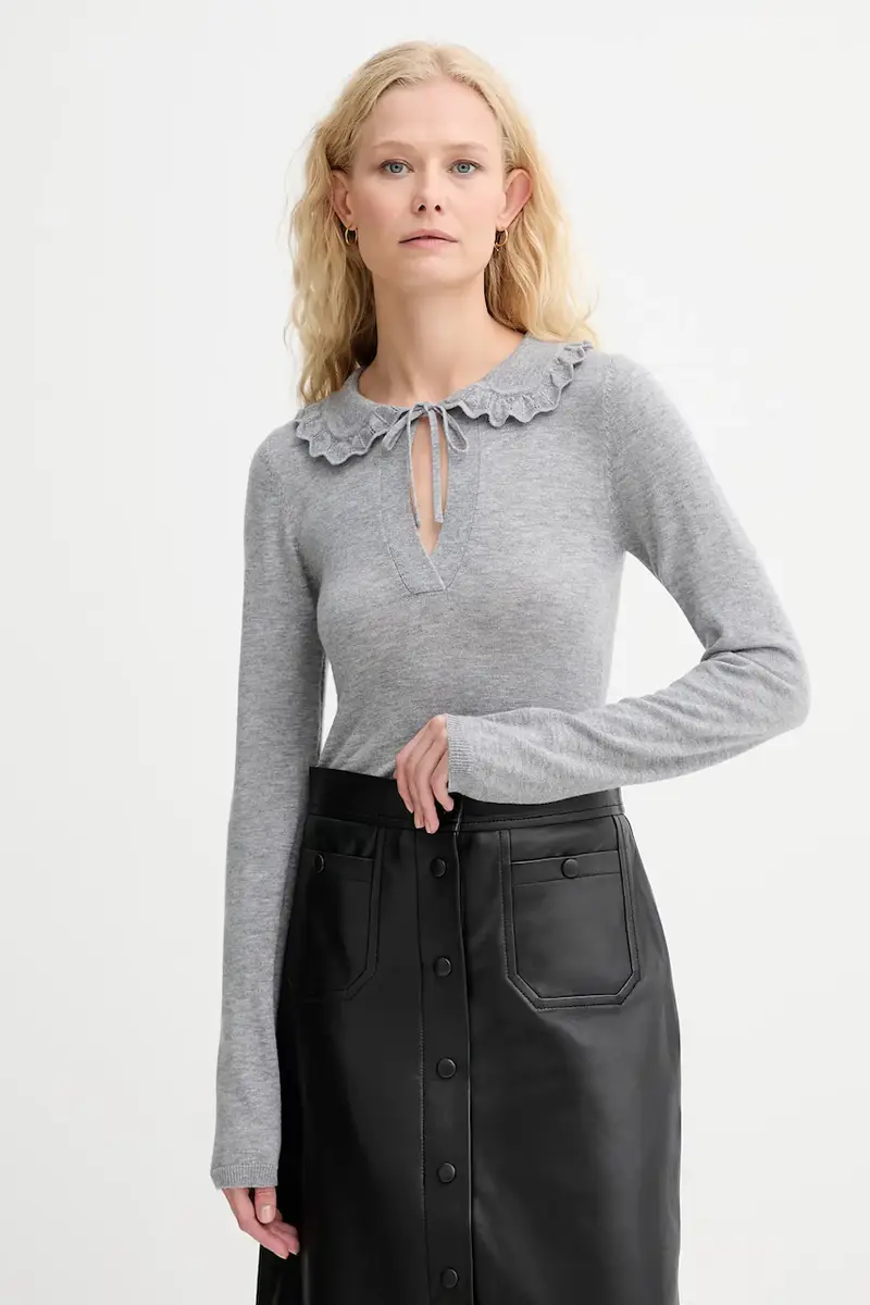 MUNTHE maglione in lana LIVO donna colore grigio 253161525373