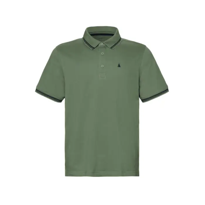 Polo in piqué di cotone Musto Original Vert