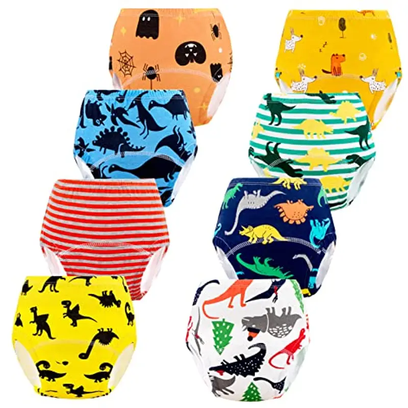 JackLoveBriefs Mutandine di Apprendimento per Bambino Cotone Assorbente Mutande Apprendimento 2-3 Anni, Multicolore