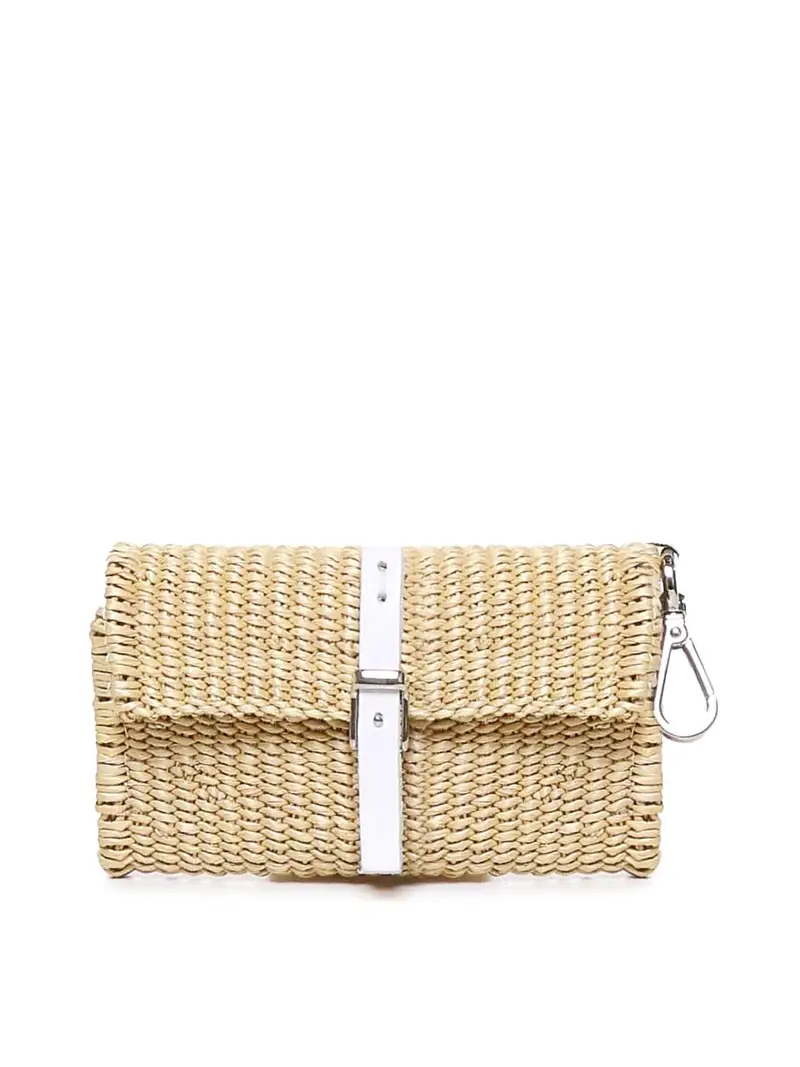Muuñ Borsa Da Borsetta In Fibra Naturale Beige