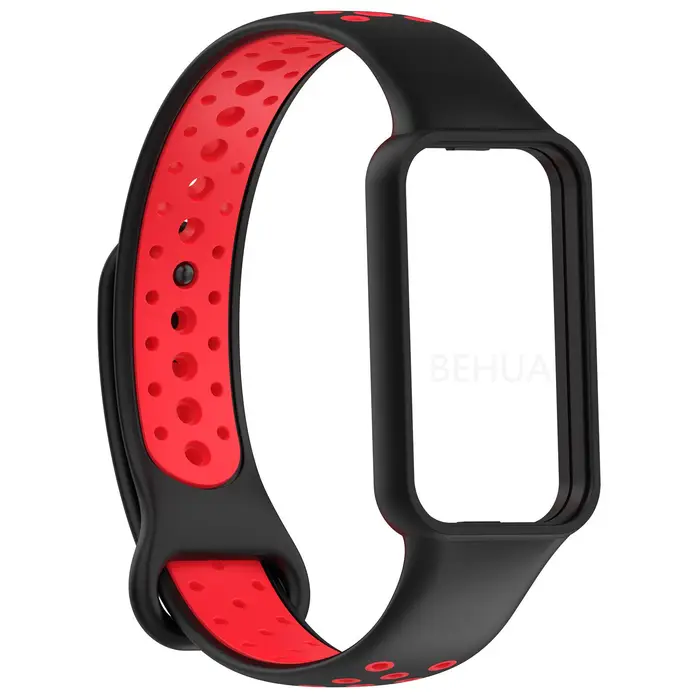 MY-CASE Cinturino per Orologio in Silicone alla Moda Per Huami Amazfit Band 7 SmartWatch Cinturino Braccialetto Polsino Per Amazfit band7