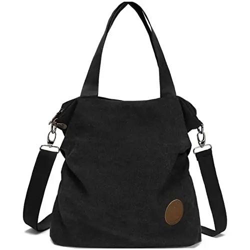 Myhozee Borsa Donna Tracolla, Borse Mano Donna Borse a Spalla in Tela Borsetta Vintage Shopper Messenger Bag
