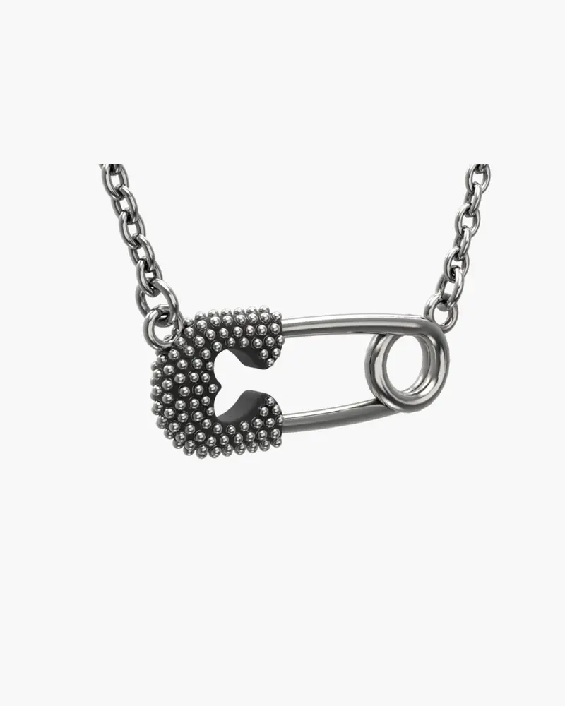 Mynove25 Collana Spilla Puntinata Personalizzabile