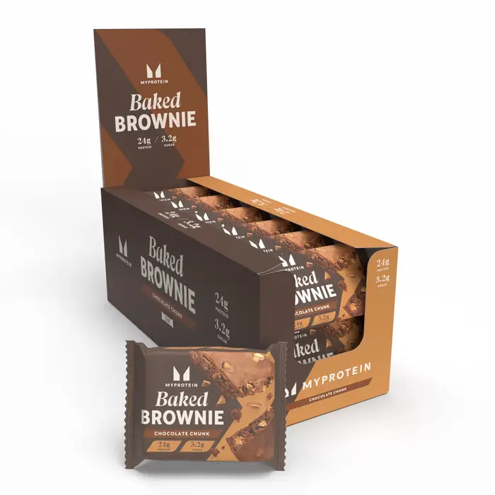 MyProtein Brownie proteico - 12 x 75g - Chocolate Chunk