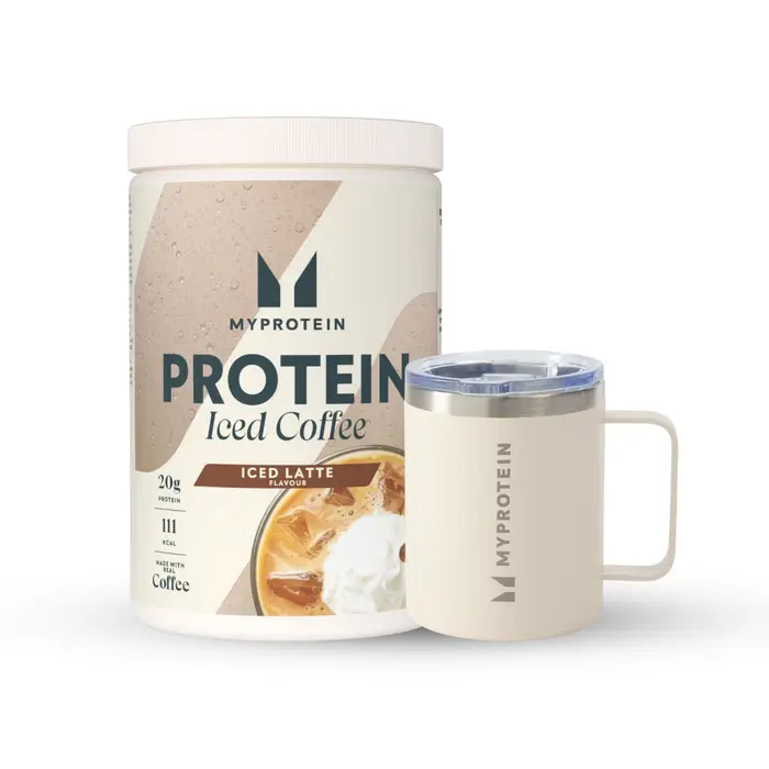 MyProtein Bundle Caffè Freddo Proteico - 20porzioni - Natural Cream Coffee Cup - Iced Latte