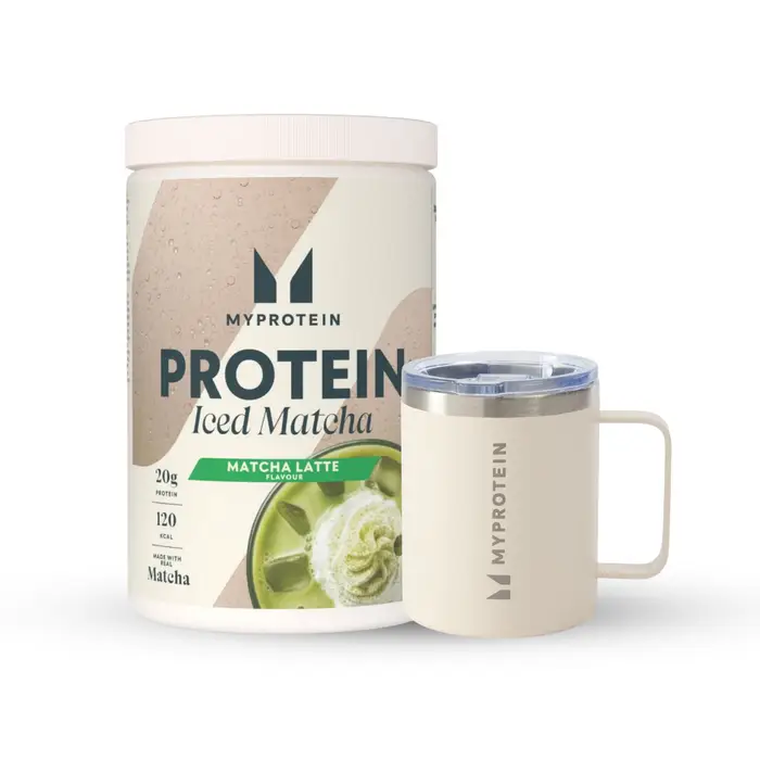 MyProtein Bundle Caffè Freddo Proteico - 20porzioni - Natural Cream Coffee Cup - Iced Matcha