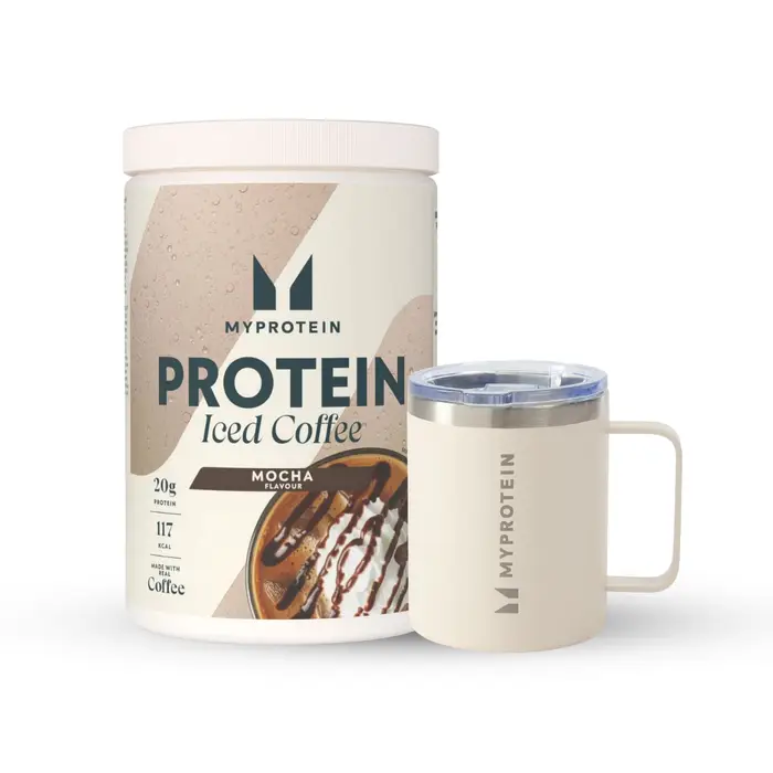 MyProtein Bundle Caffè Freddo Proteico - 20porzioni - Natural Cream Coffee Cup - Iced Mocha