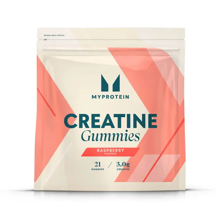 MyProtein Caramelle Gommose a Base di Creatina - 90 GUMMIES - 30porzioni - Lampone